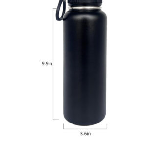 black 40oz waterbottle